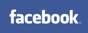 Facebook logo in blue